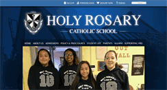 Desktop Screenshot of holyrosarycatholicschool.org